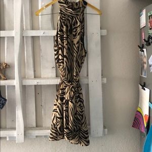 Animal print dress